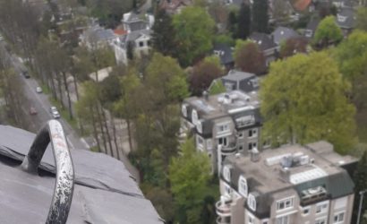 Klimhaken buiten gebruik, dan inspectie met drone