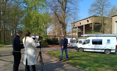 Onze elektrische bussen in promofilm Mercedesdealer