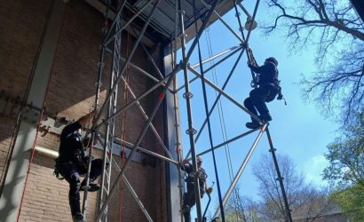 Kennis van werken en redden op hoogte is weer opgefrist